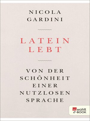 cover image of Latein lebt